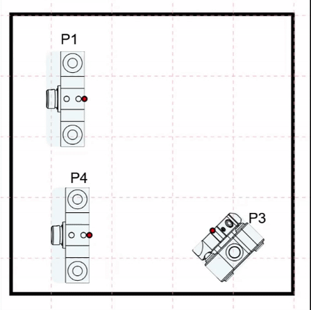 Design interface showing optical components